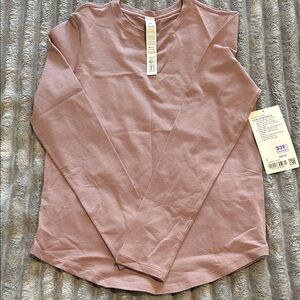 lululemon athletica Love Long Sleeve Top in Mauve Pink